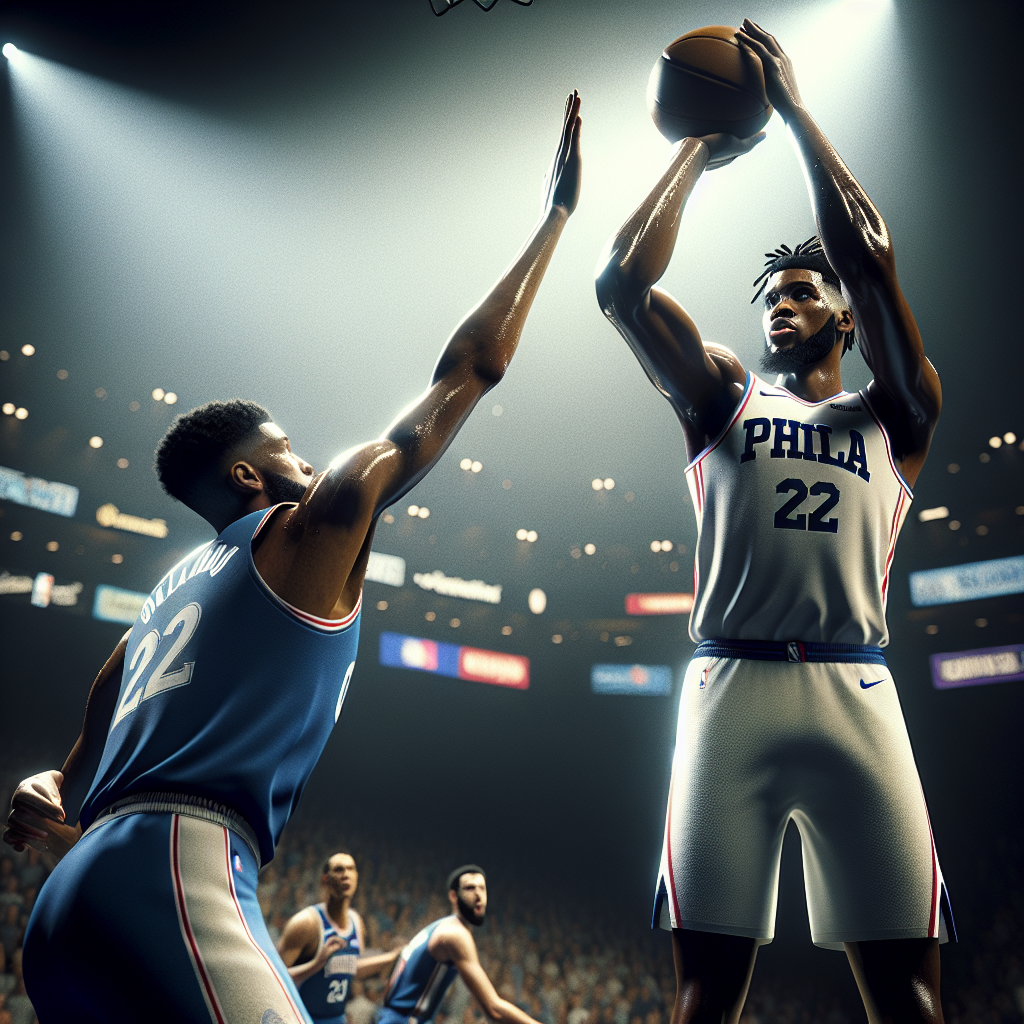 Philadelphia edges Orlando in tense NBA finish, contested jumper under arena lights